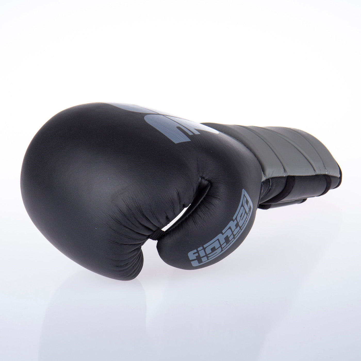 Gants de boxe Fighter Sparring - noir/gris, FBG-002-BG - Fighter Sport