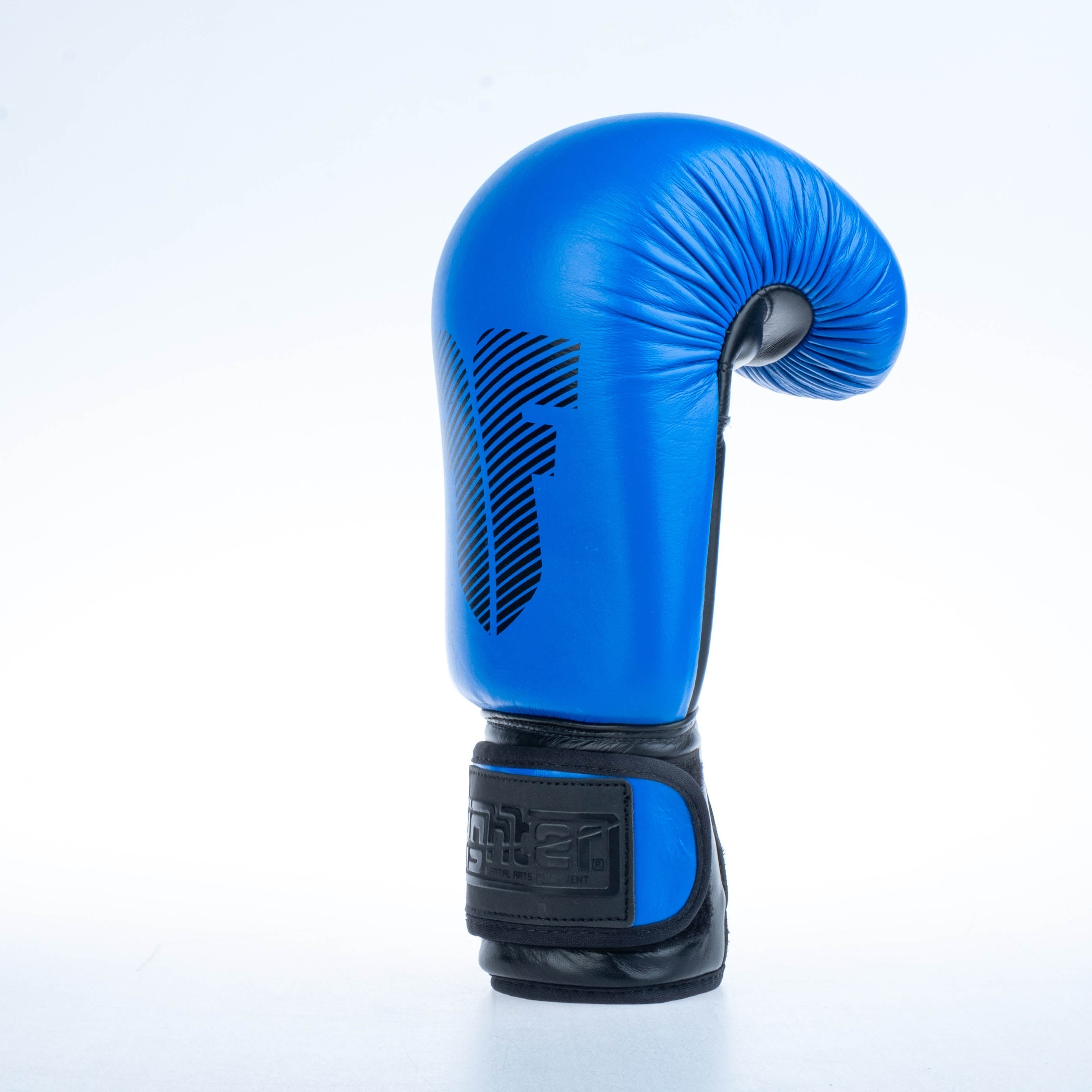 Gants de boxe ronds Fighter - bleu, 1376-RNDXB - Fighter Sport