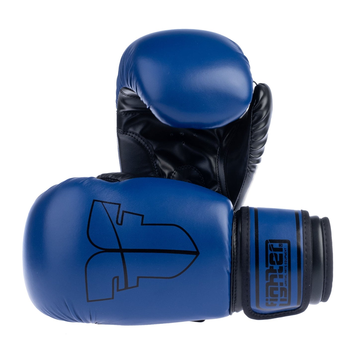 Gants Fighter Basic bleu/noir - 1376APU-OTL-0402 - Fighter Sport
