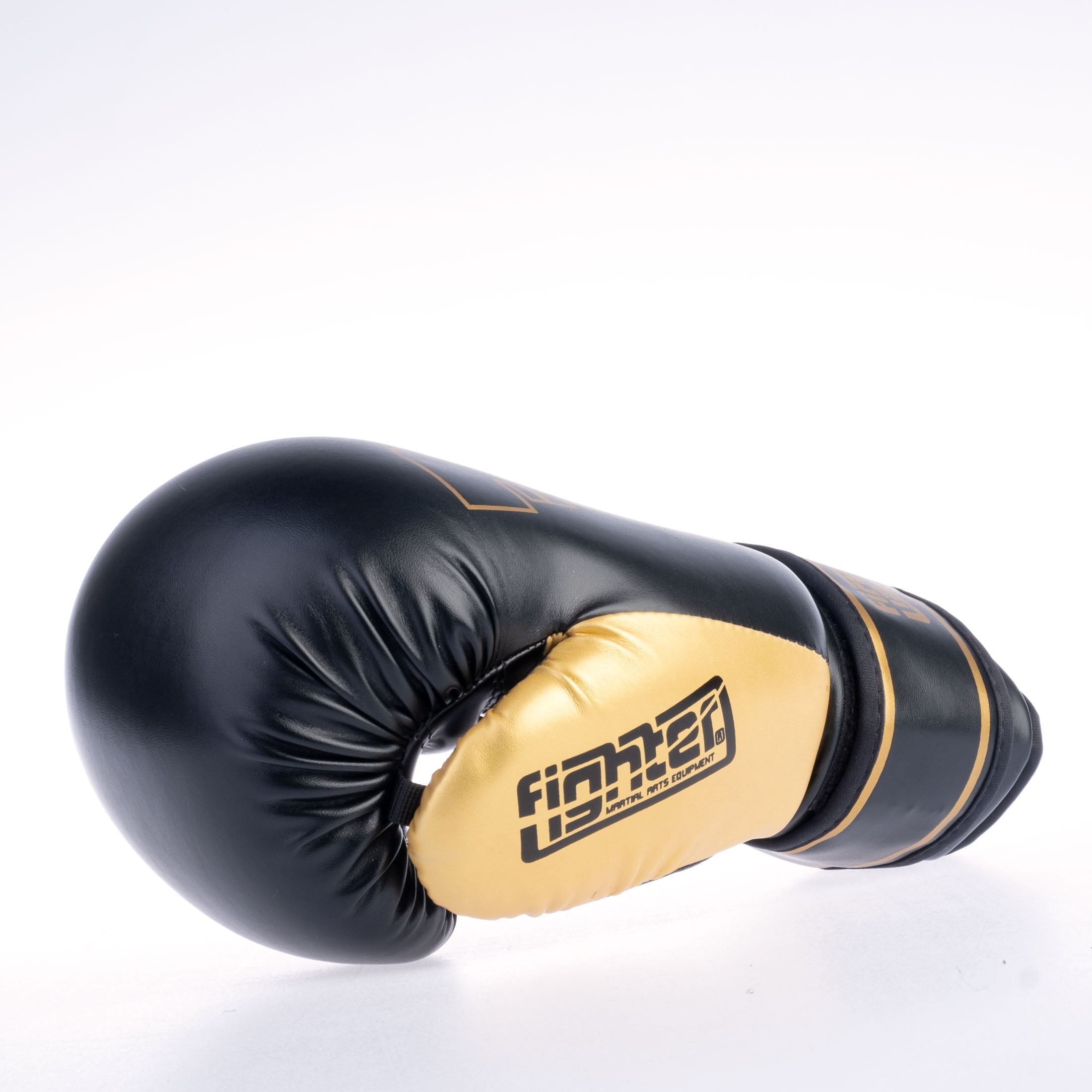 Gants Fighter Basic noir/doré - 1376APU-OTL-0212 - Fighter Sport