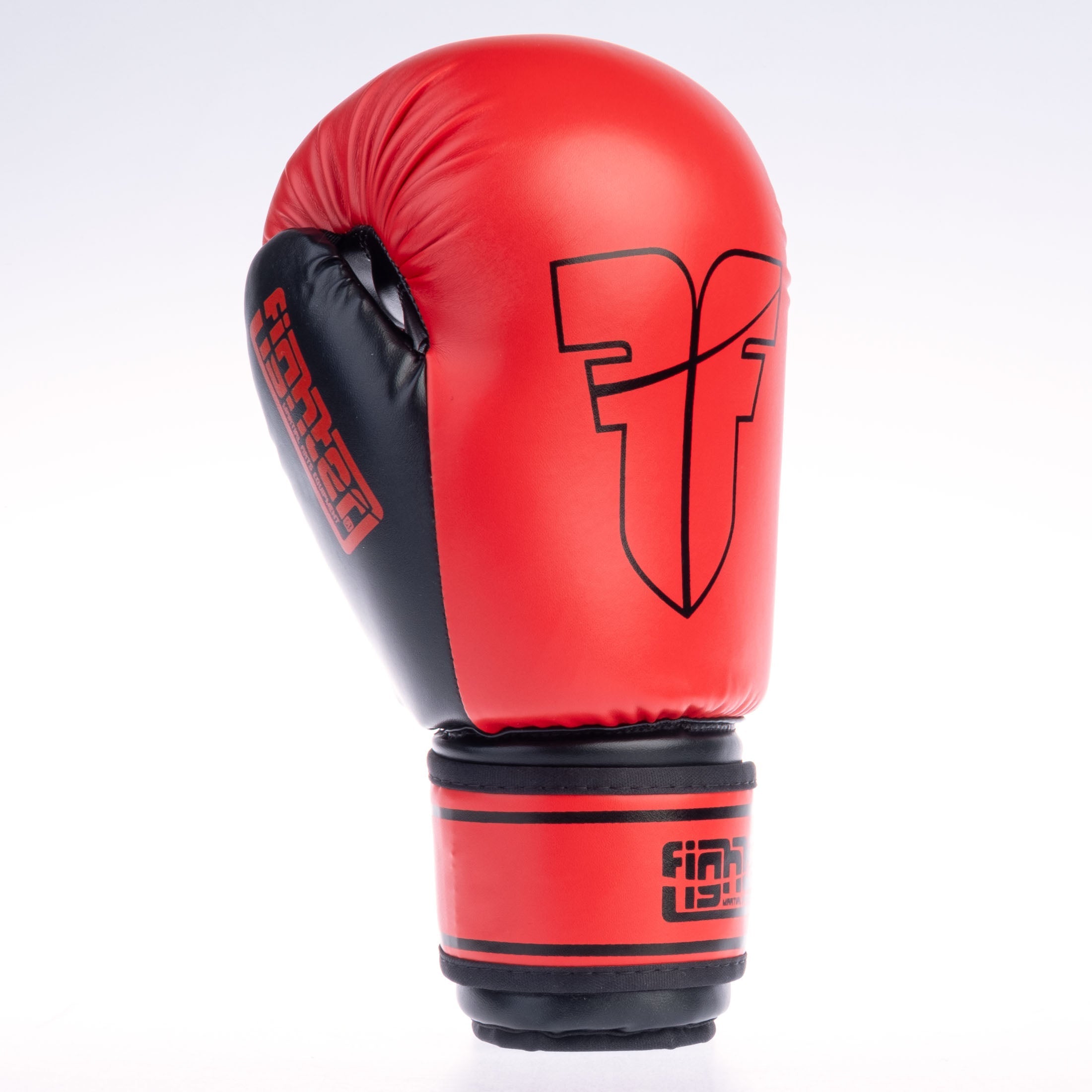 Gants Fighter Basic rouge/noir - 1376APU-OTL-0302 - Fighter Sport