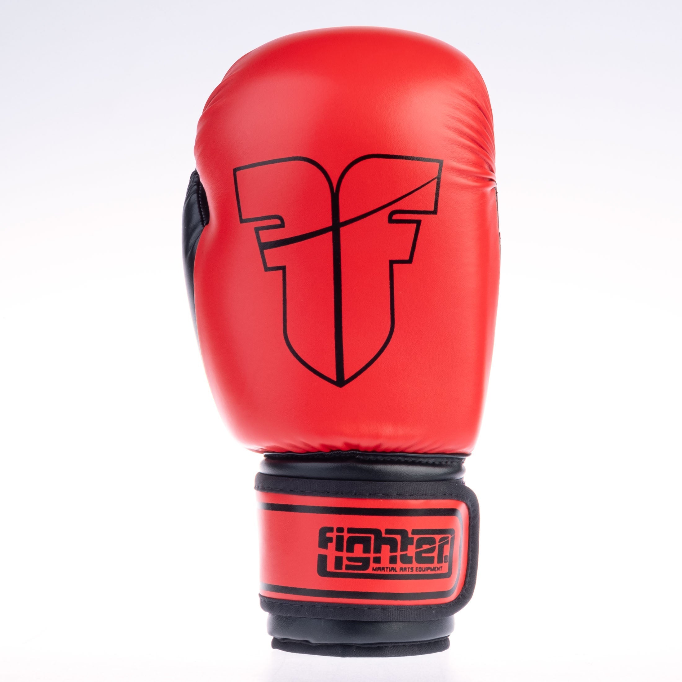 Gants Fighter Basic rouge/noir - 1376APU-OTL-0302 - Fighter Sport
