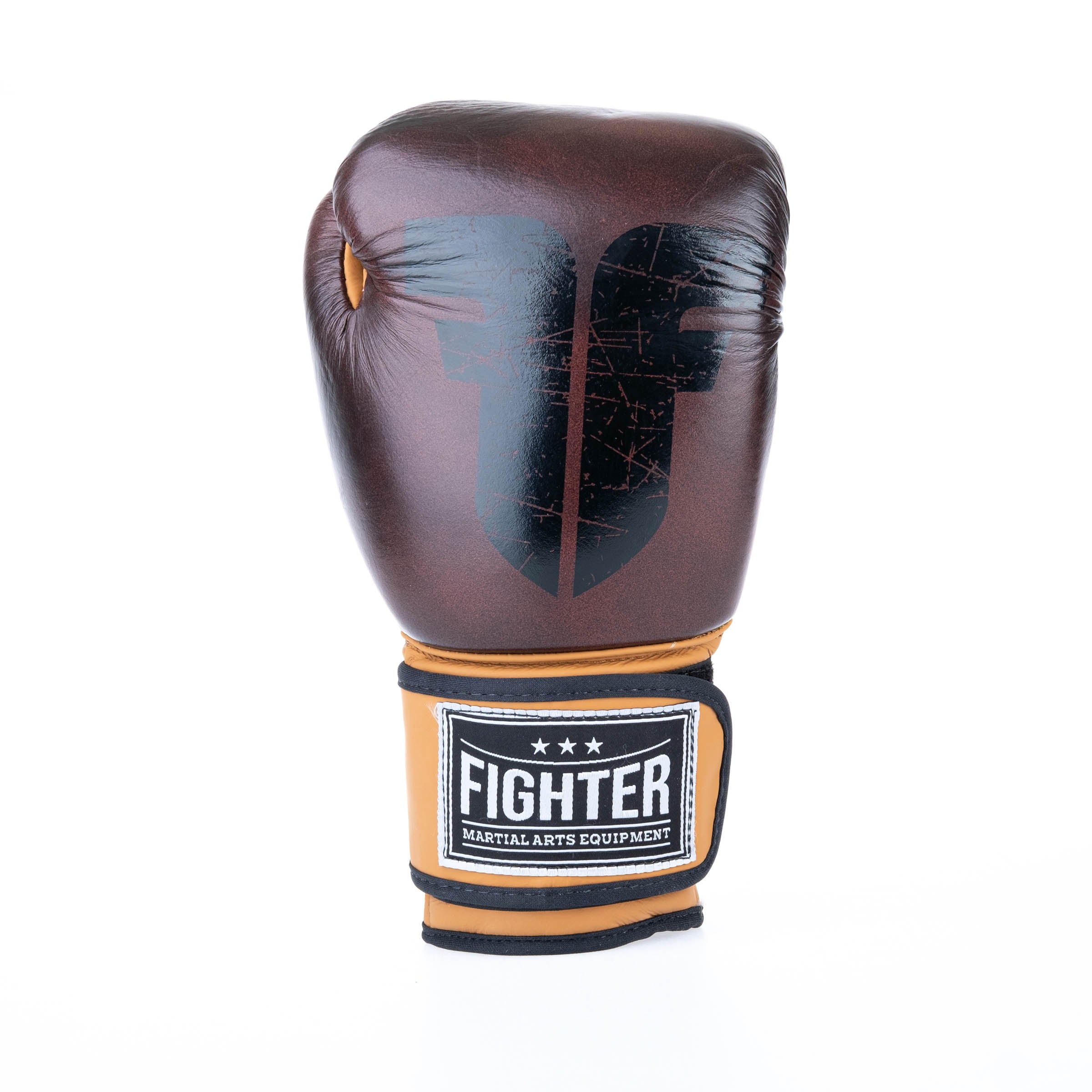 Gants de boxe Fighter Retro - marron - Fighter Sport