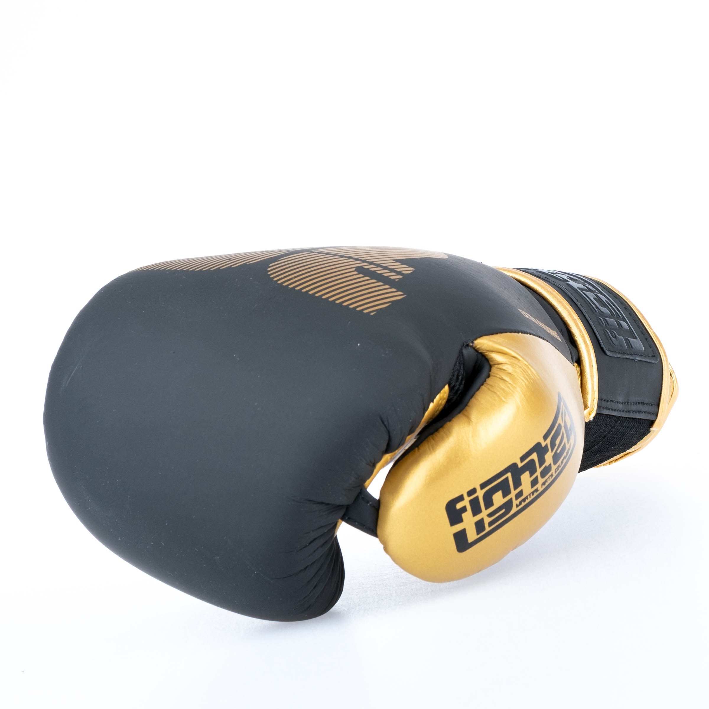 Gants de boxe Fighter Secure Fit - noir/or - Fighter Sport