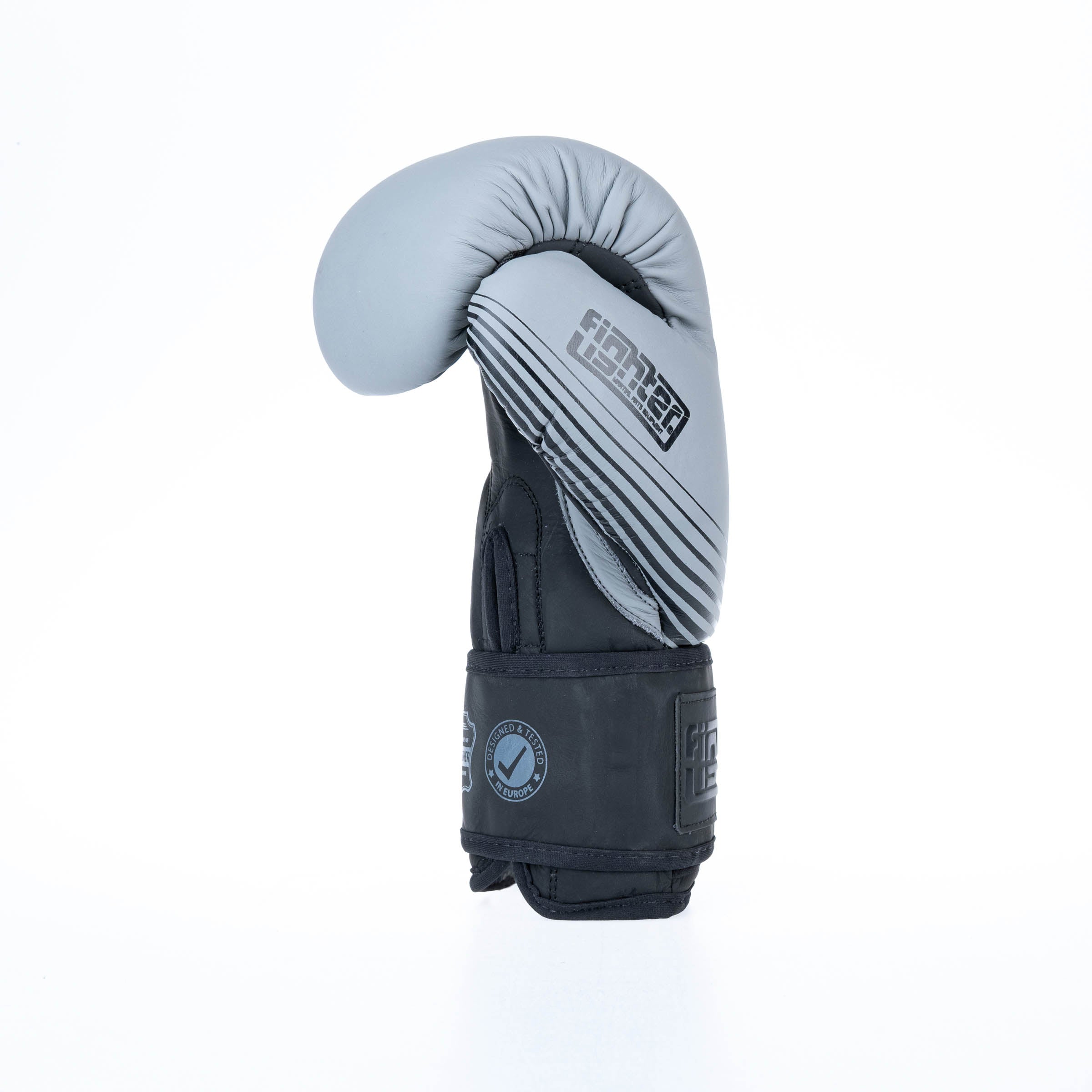 Gants de boxe Fighter SPLIT Stripes - gris/noir - Fighter Sport