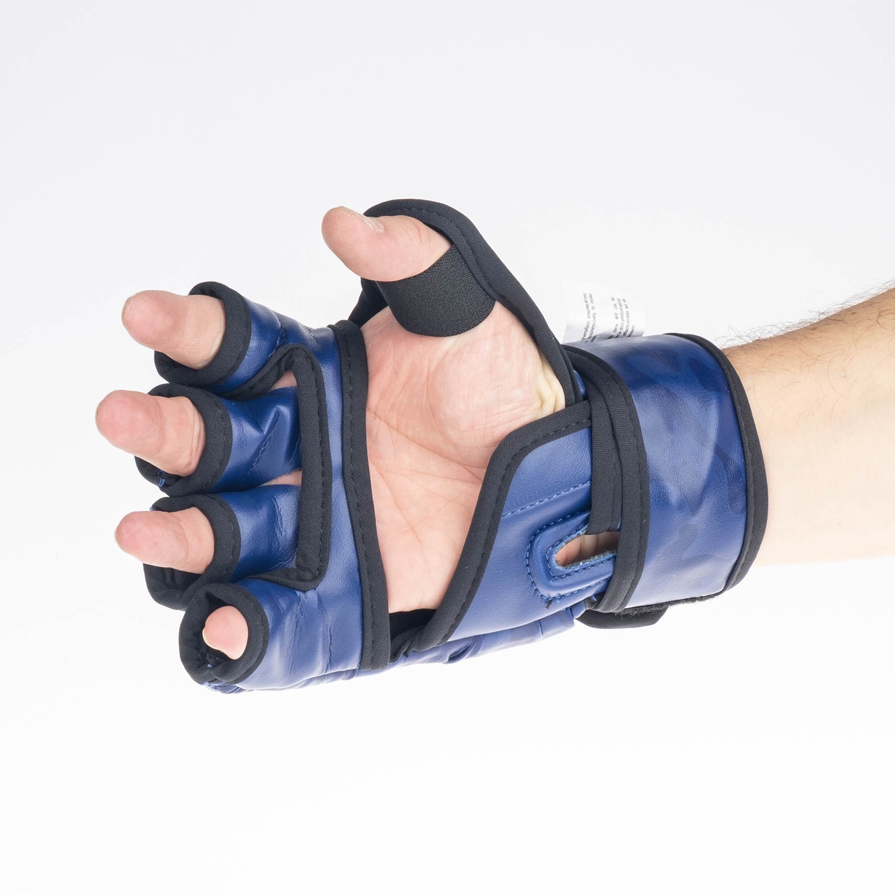 Gants de compétition Fighter MMA camouflage bleu - FMG-002CBU - Fighter Sport