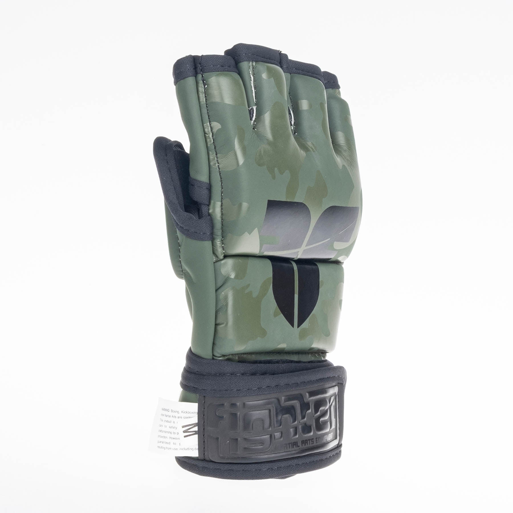 Gants de compétition Fighter MMA camouflage kaki - FMG-002CKH - Fighter Sport