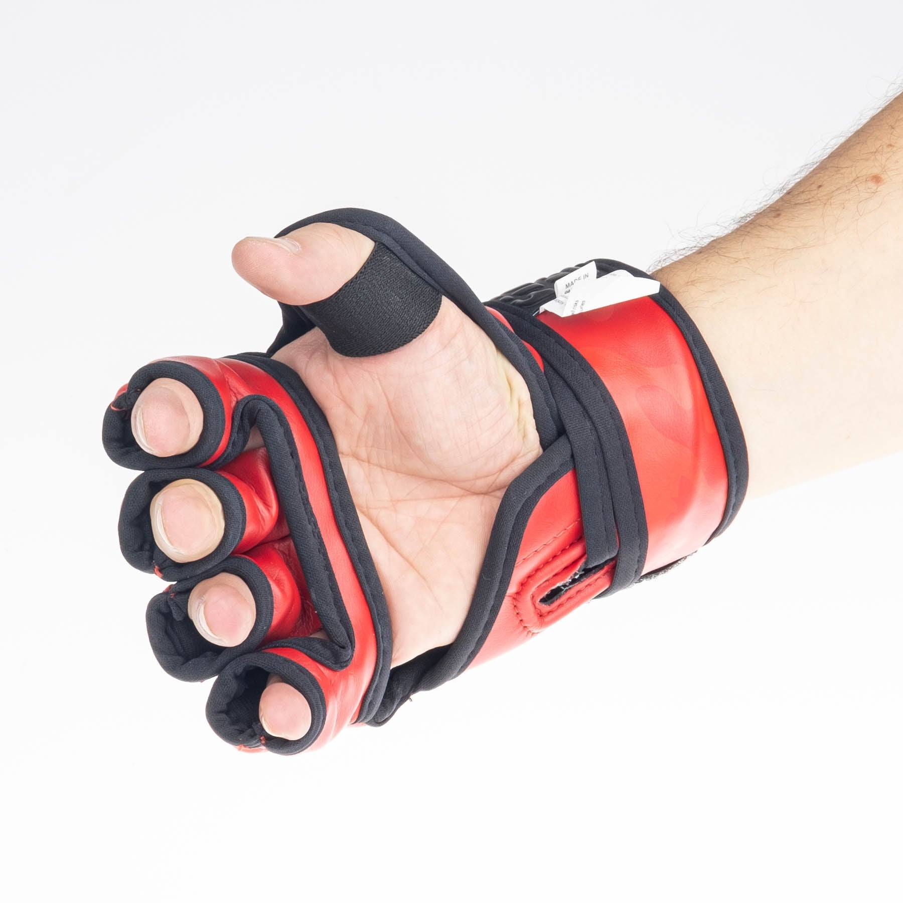 Gants de compétition Fighter MMA camouflage rouge - FMG-002CRD - Fighter Sport