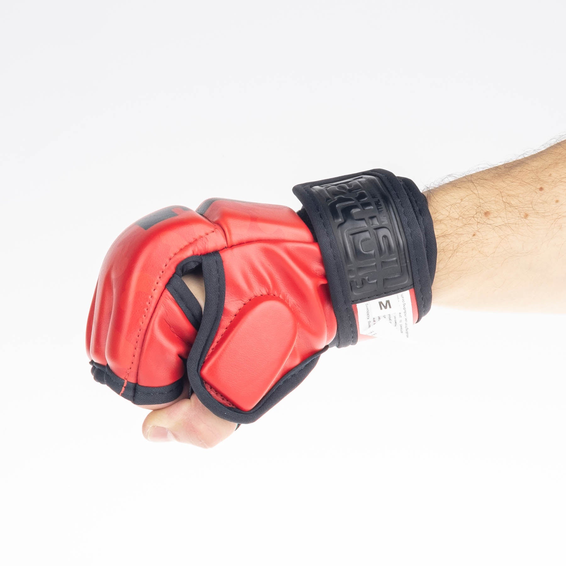 Gants de compétition Fighter MMA camouflage rouge - FMG-002CRD - Fighter Sport
