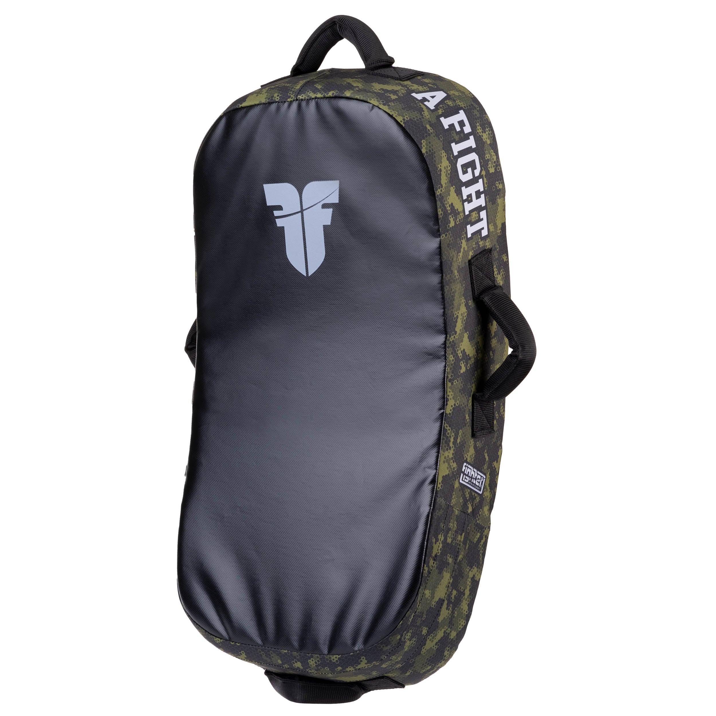 Bouclier de frappe Fighter MULTI GRIP "La vie est un combat" Camouflage vert - FKSH-27 - Fighter Sport