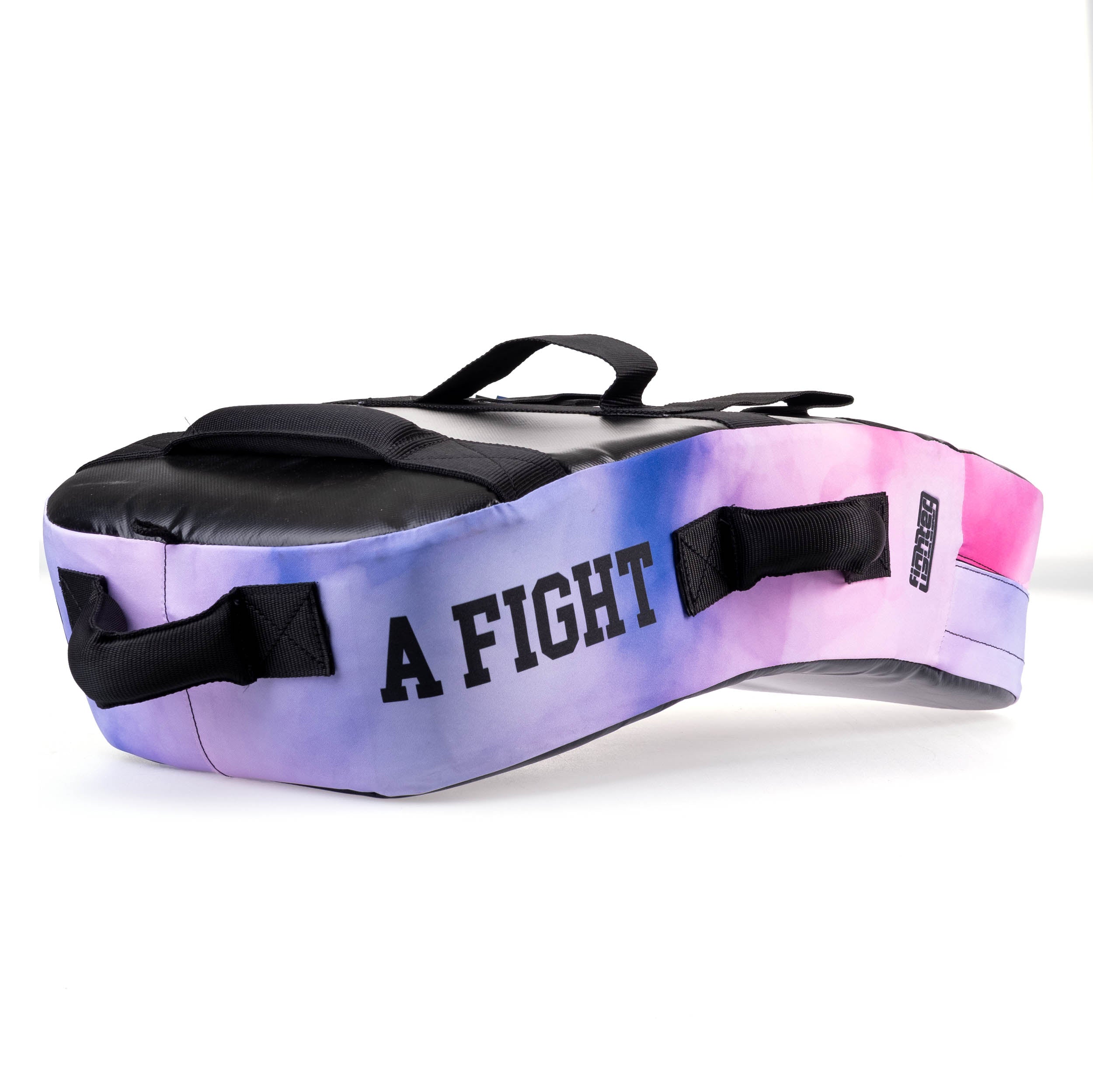 Bouclier de frappe Fighter MULTI GRIP "La vie est un combat" Rose - FKSH-30 - Fighter Sport