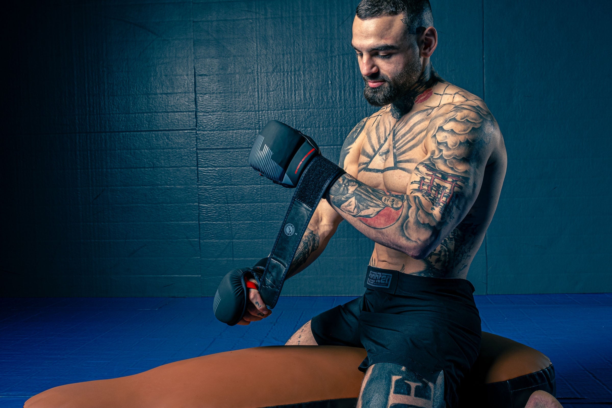 Mannequin de combat pour MMA - noir/vert - Fighter Sport