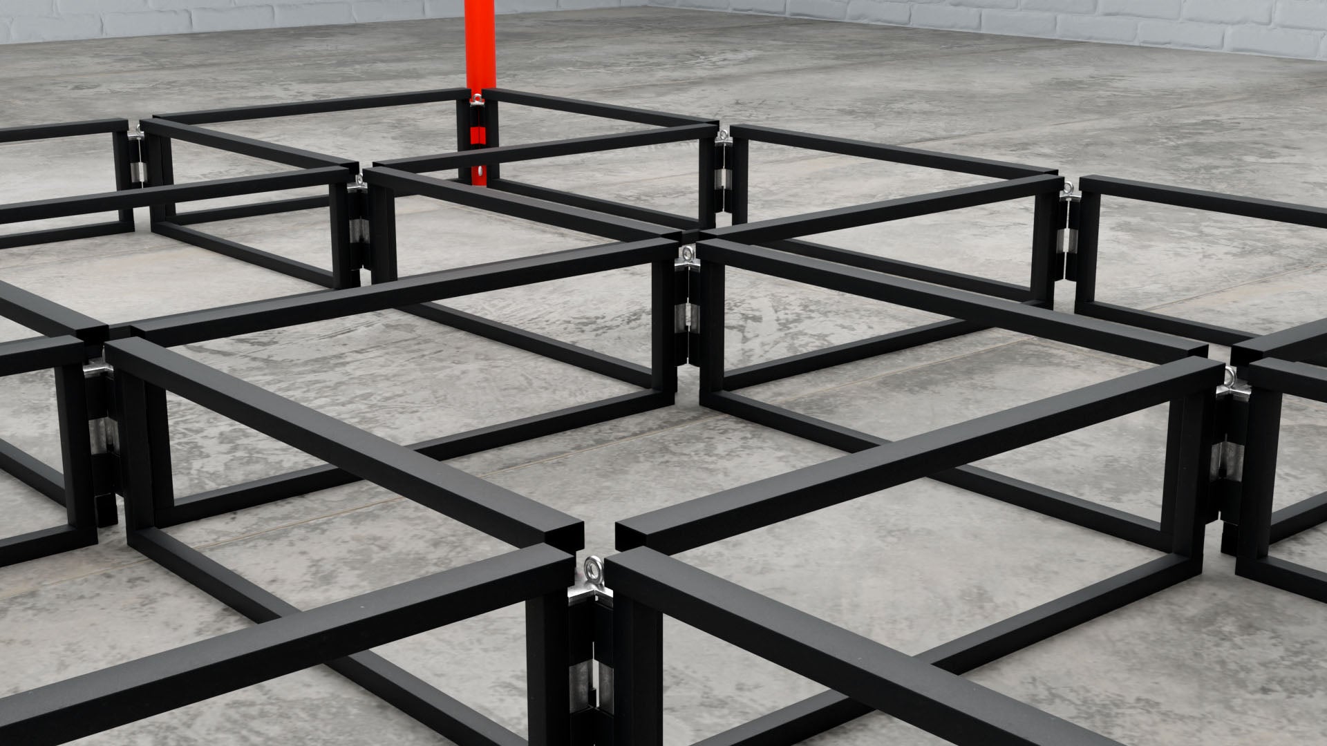 Ring de boxe d'entraînement FIGHTER Stage 0,3 m - 4 cordes - Fighter Sport