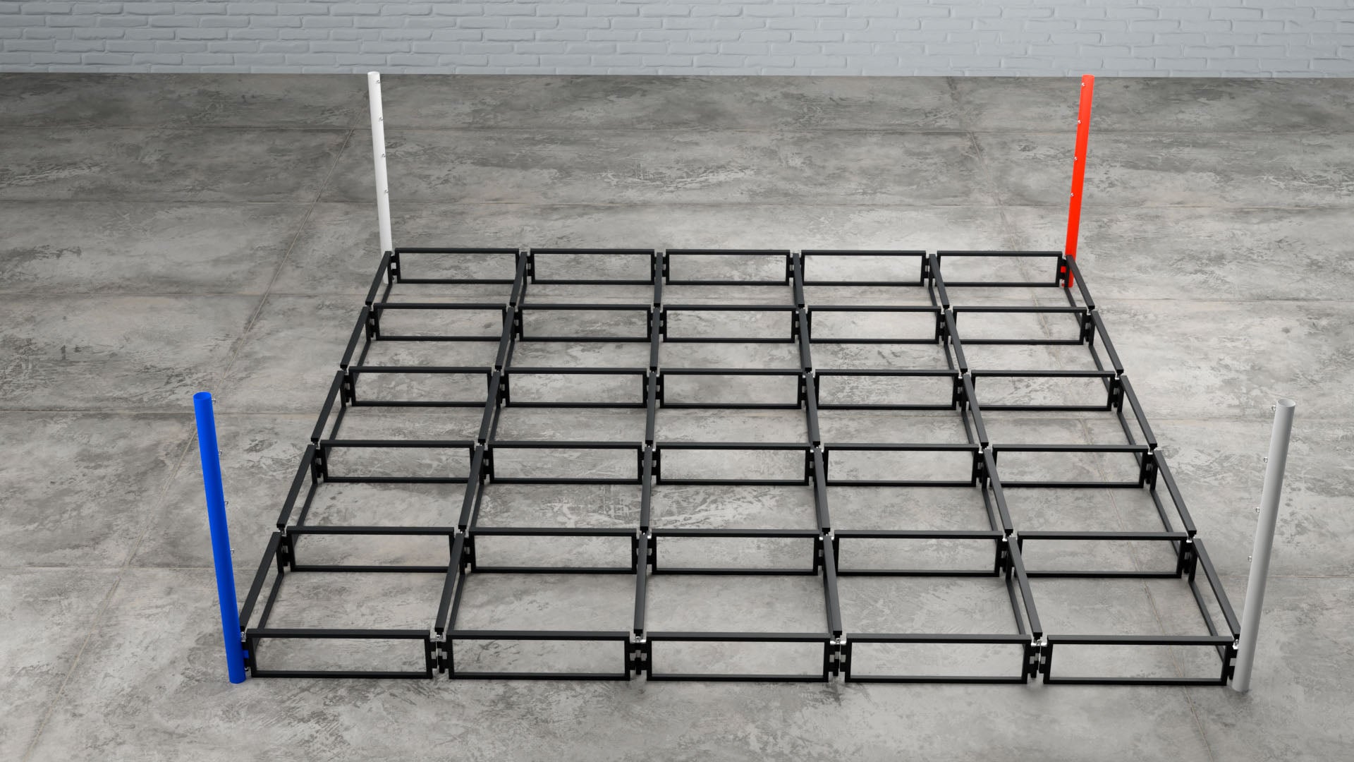 Ring de boxe d'entraînement FIGHTER Stage 0,3 m - 4 cordes - Fighter Sport