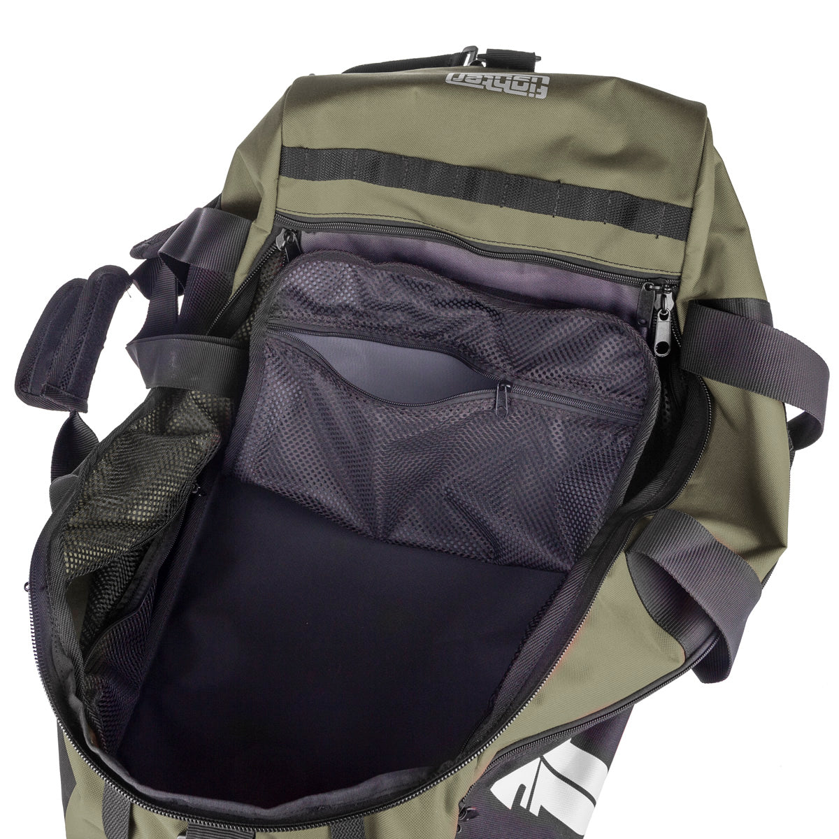 Sac de sport Fighter LINE XL - vert armée/gris/noir, FTBP-03 - Fighter Sport