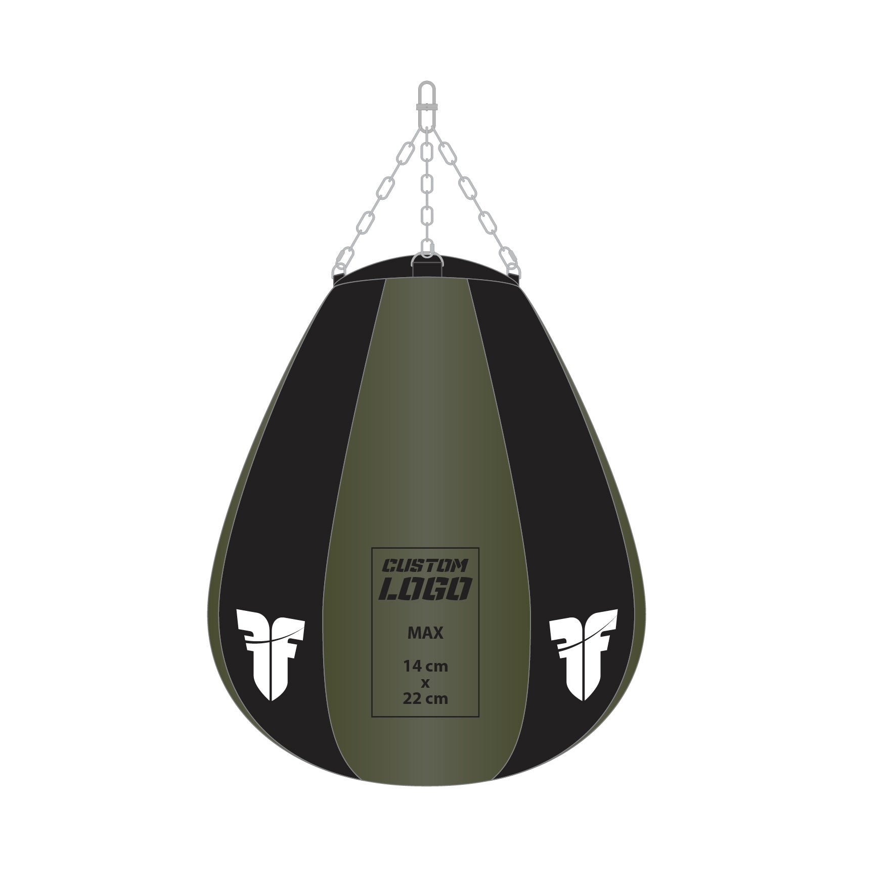 Sac de vitesse professionnel Fighter - Logo personnalisé - Fighter Sport