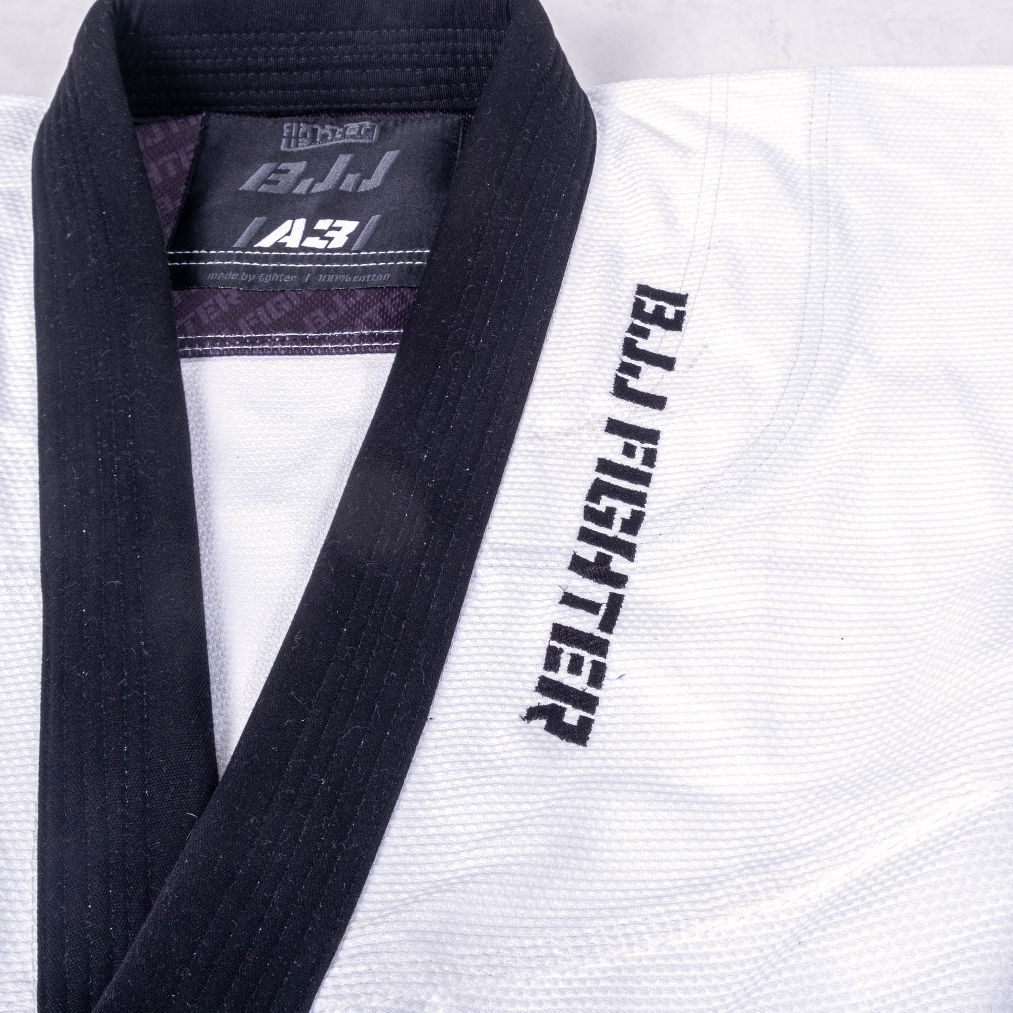 Kimono JJB Fighter blanc - BJJU-0102 - Fighter Sport