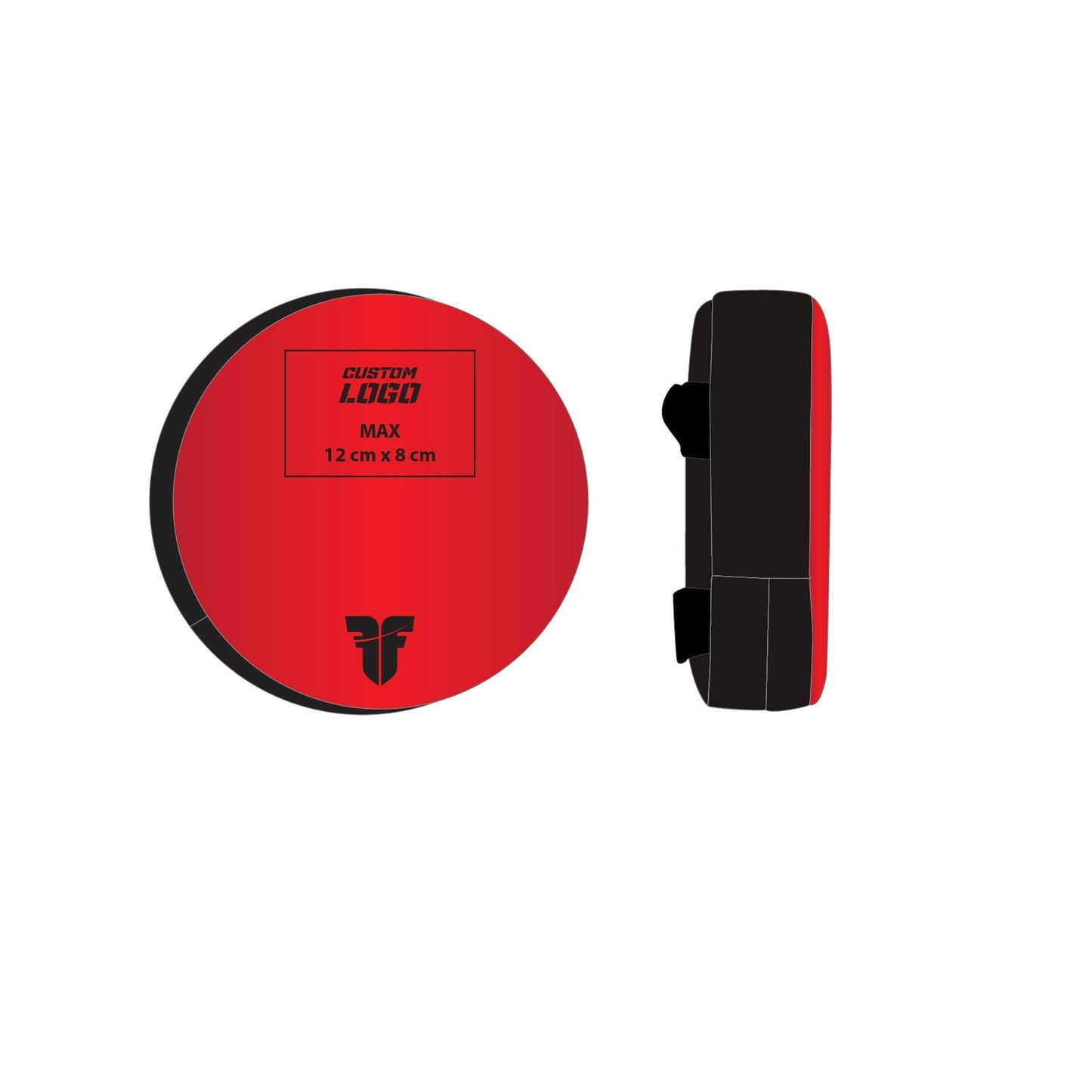 Petit bouclier rond de combattant - Logo personnalisé