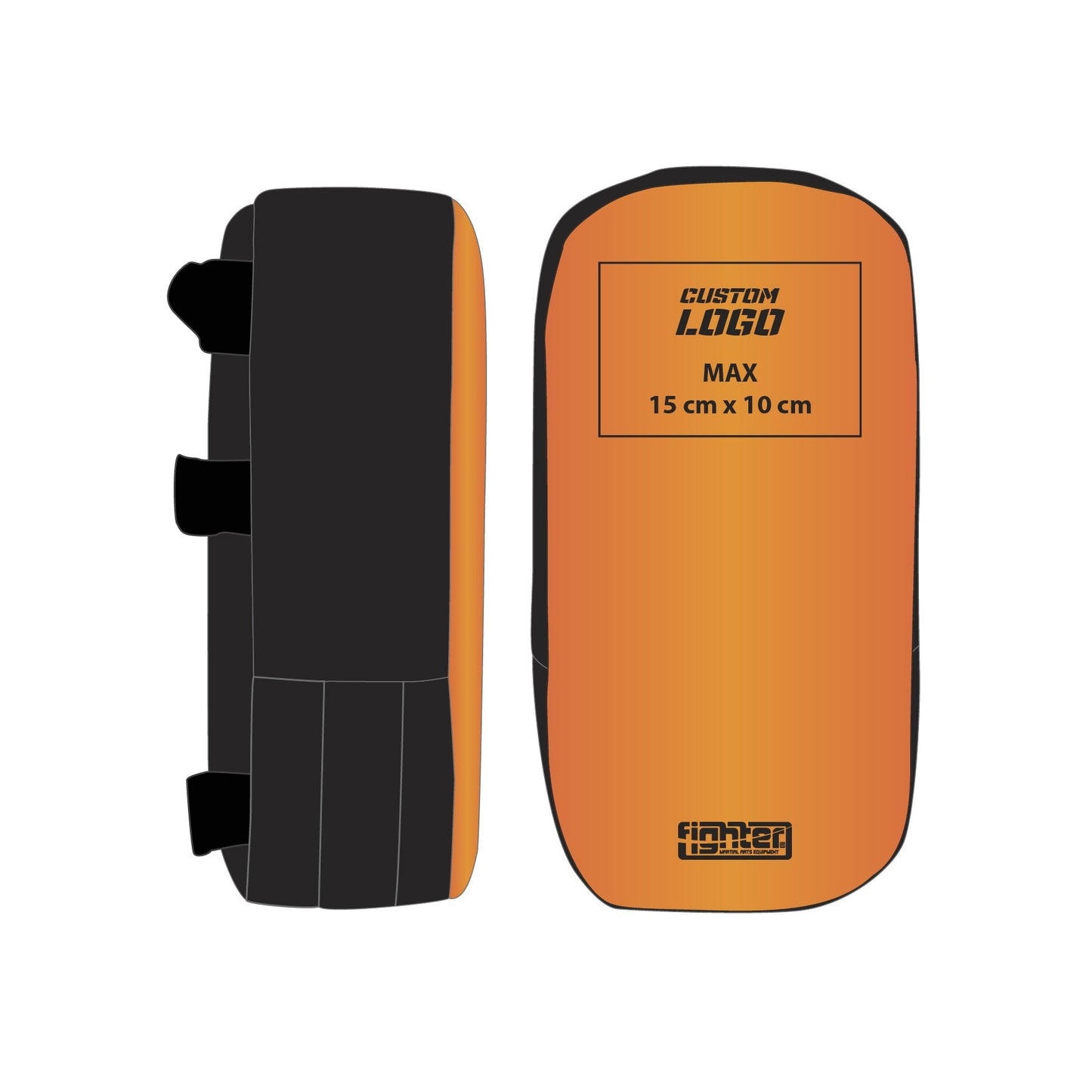 Bouclier de frappe Boxe thaï MAXI - Logo personnalisé