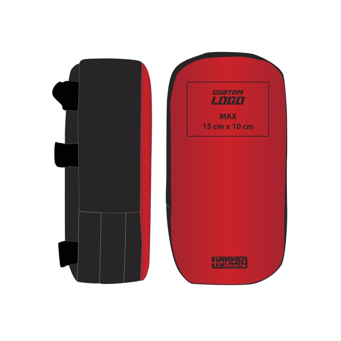 Bouclier de frappe Boxe thaï MAXI - Logo personnalisé