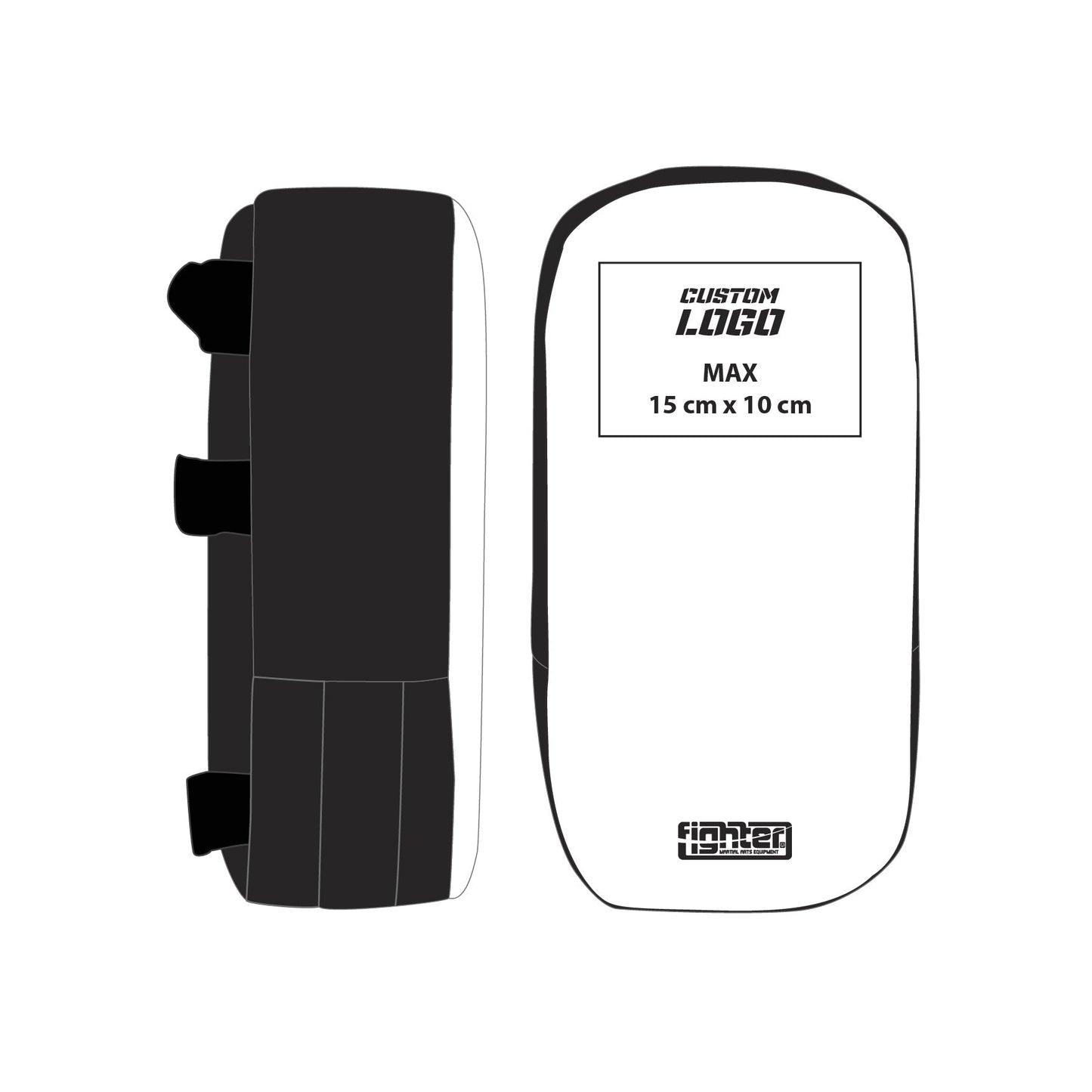 Bouclier de frappe Boxe thaï MAXI - Logo personnalisé