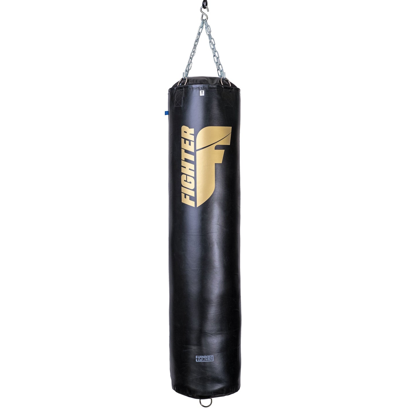 Sac de boxe Fighter professionnel ; 150 cm et 180 cm, diamètre 36 cm - noir/or