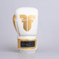 Gants de boxe Fighter Boxing Gloves Training blanc/or - FBG-TRP-002 - Fighter Sport