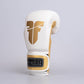 Gants de boxe Fighter Boxing Gloves Training blanc/or - FBG-TRP-002 - Fighter Sport