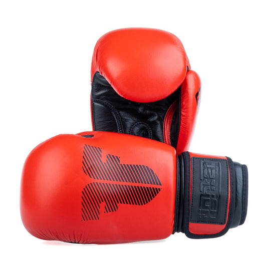 Gants de boxe ronds Fighter - rouges, 1376-RNDXR