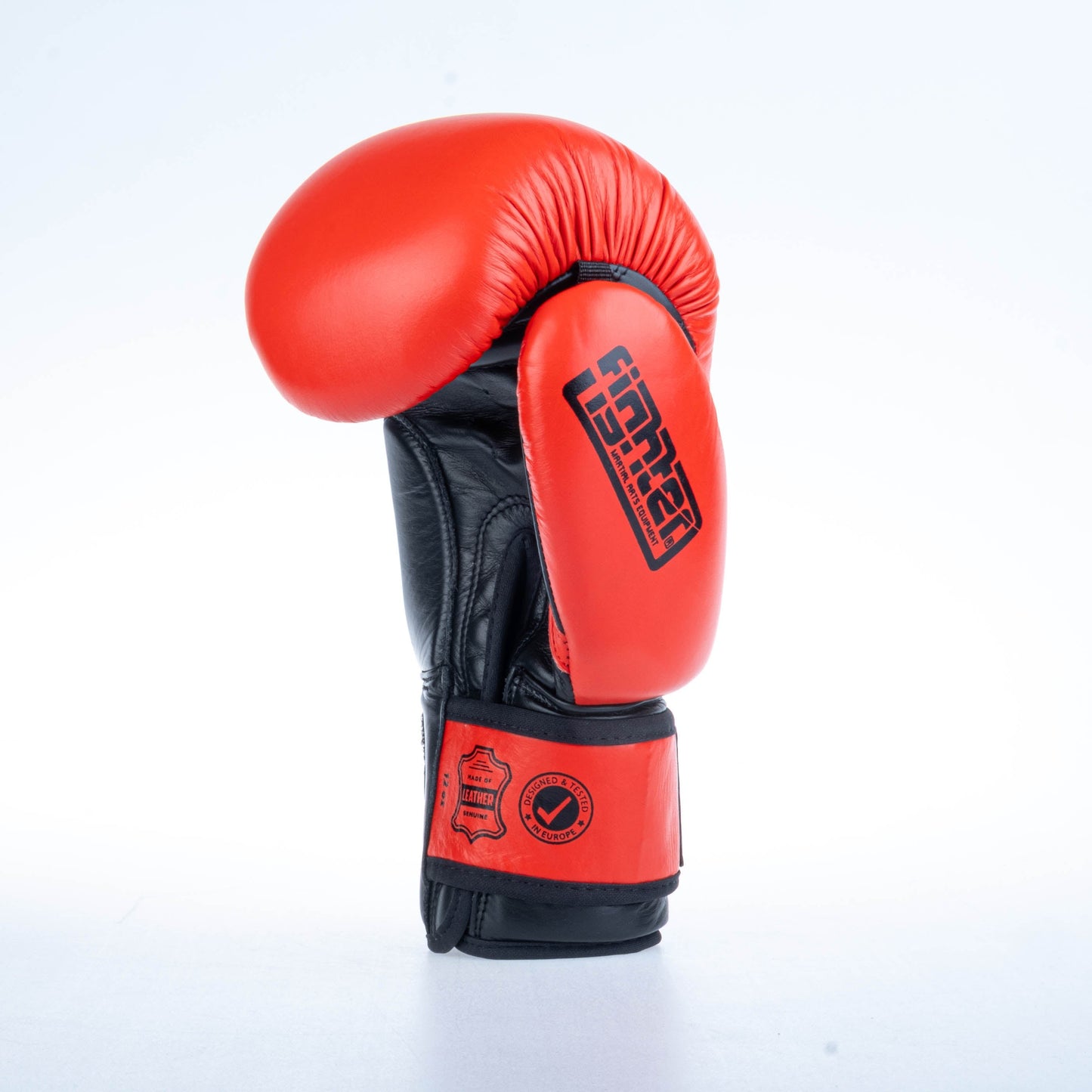 Gants de boxe ronds Fighter - rouges, 1376-RNDXR