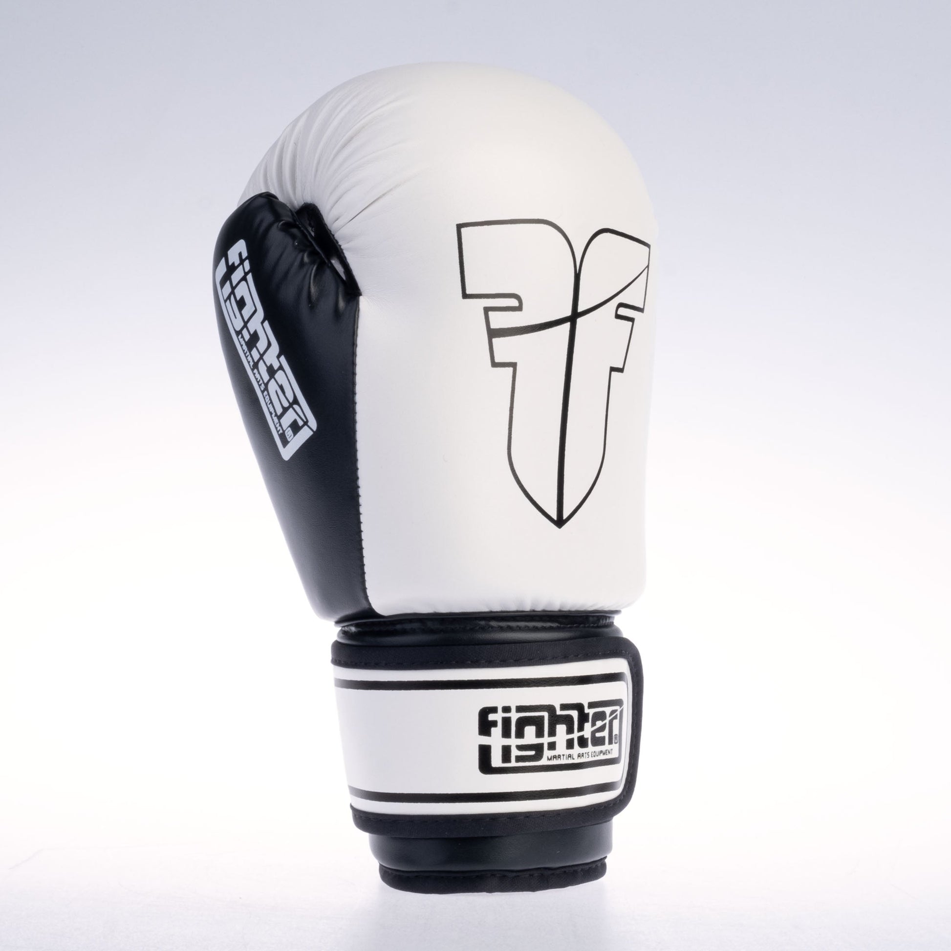 Gants Fighter Basic blanc/noir - 1376APU-OTL-0102 - Fighter Sport