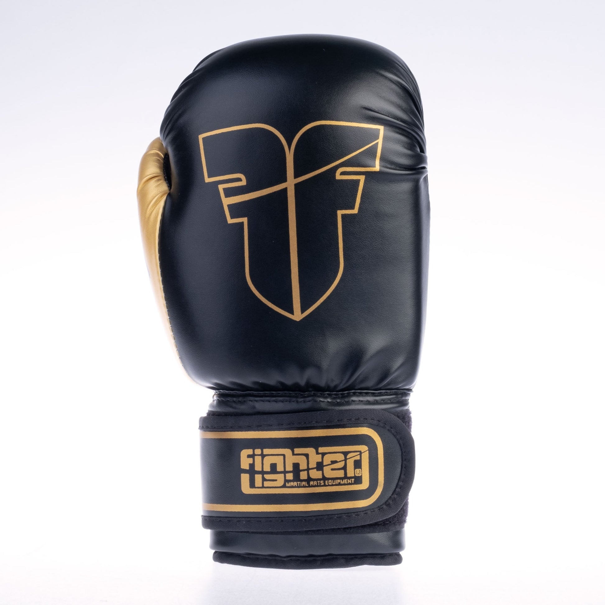 Gants Fighter Basic noir/doré - 1376APU-OTL-0212 - Fighter Sport