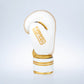 Gants de boxe Fighter Basic Stripe - blanc/or