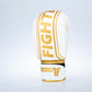 Gants de boxe Fighter Basic Stripe - blanc/or