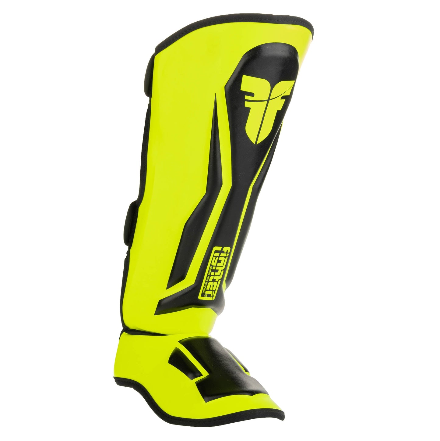 Protège-tibias Fighter Thai Ergo jaune fluo/noir - FSG-004BNY