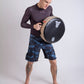 Bouclier Fighter Round Shield "Série tactique" vert armée - FKSH-17