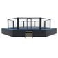 Cage de compétition MMA 7x7m + estrade 1m - 7V1002DCH