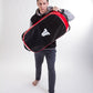 Bouclier de frappe réversible pour combattant - MULTI GRIP - noir/rouge, FKSH-11