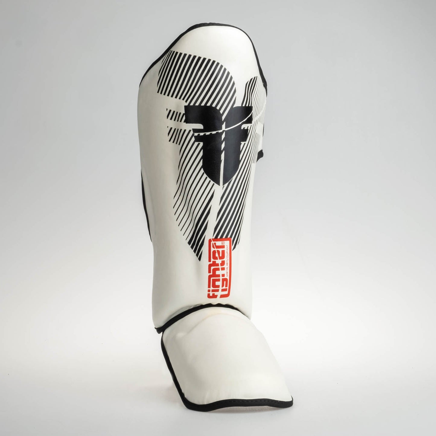 Protège-tibias Fighter Classic Thai - blanc/noir, JE1573BWH