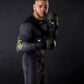 Short de combat MMA "La vie est un combat" gris - FSHM-12