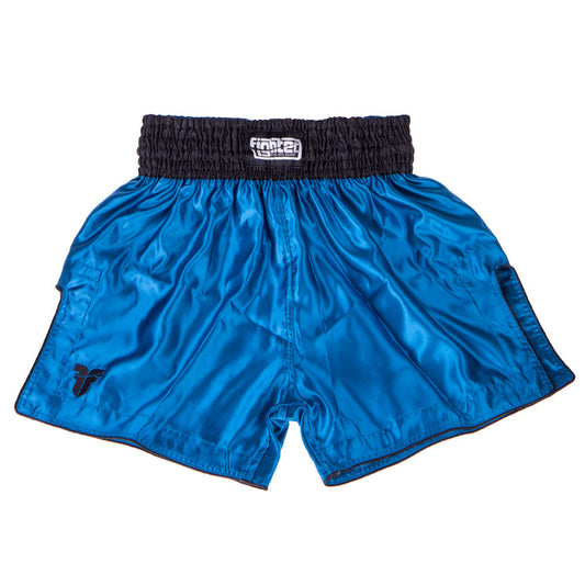 Boxer de combat thaïlandais Bangkok Plain - bleu/noir, FP03