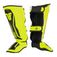 Protège-tibias Fighter Thai Ergo jaune fluo/noir - FSG-004BNY
