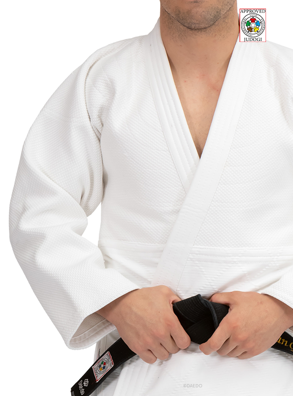 Judogi SHORI Blanc Slim, homologué IJF