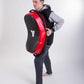 Bouclier de frappe réversible pour combattant - MULTI GRIP - noir/rouge, FKSH-11