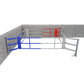 Ring de boxe au sol avec mur de boxe à 3 cordes, BRF-NF3W