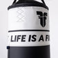 Sac de boxe Fighter Fitness 120 à 150 cm, noir/blanc