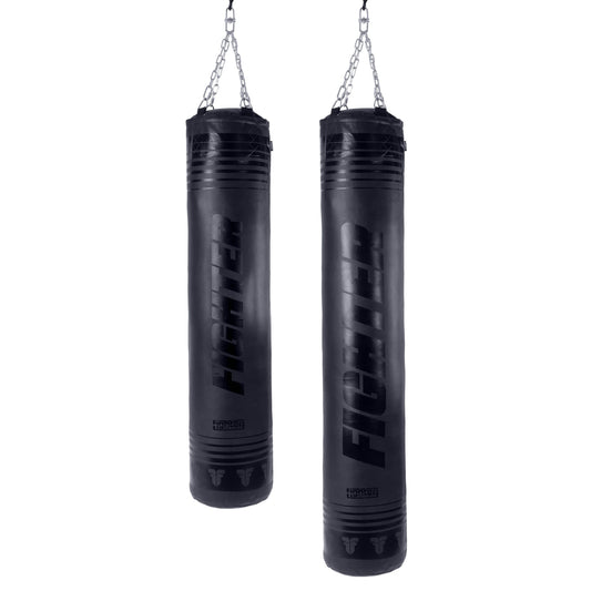 Sac de frappe de boxe Fighter XTR 150 à 180 cm - noir