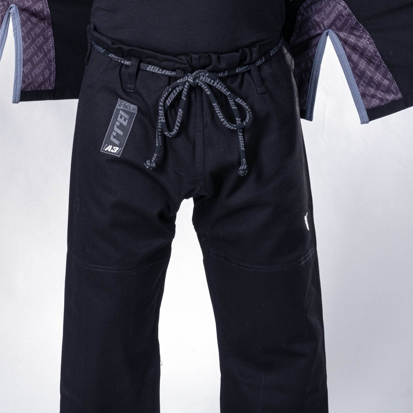 Kimono JJB Fighter noir - BJJU-0209