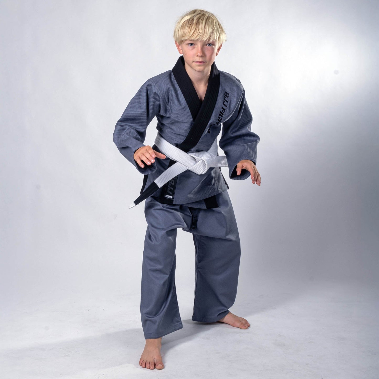 Kimono JJB Fighter gris - BJJU-0902