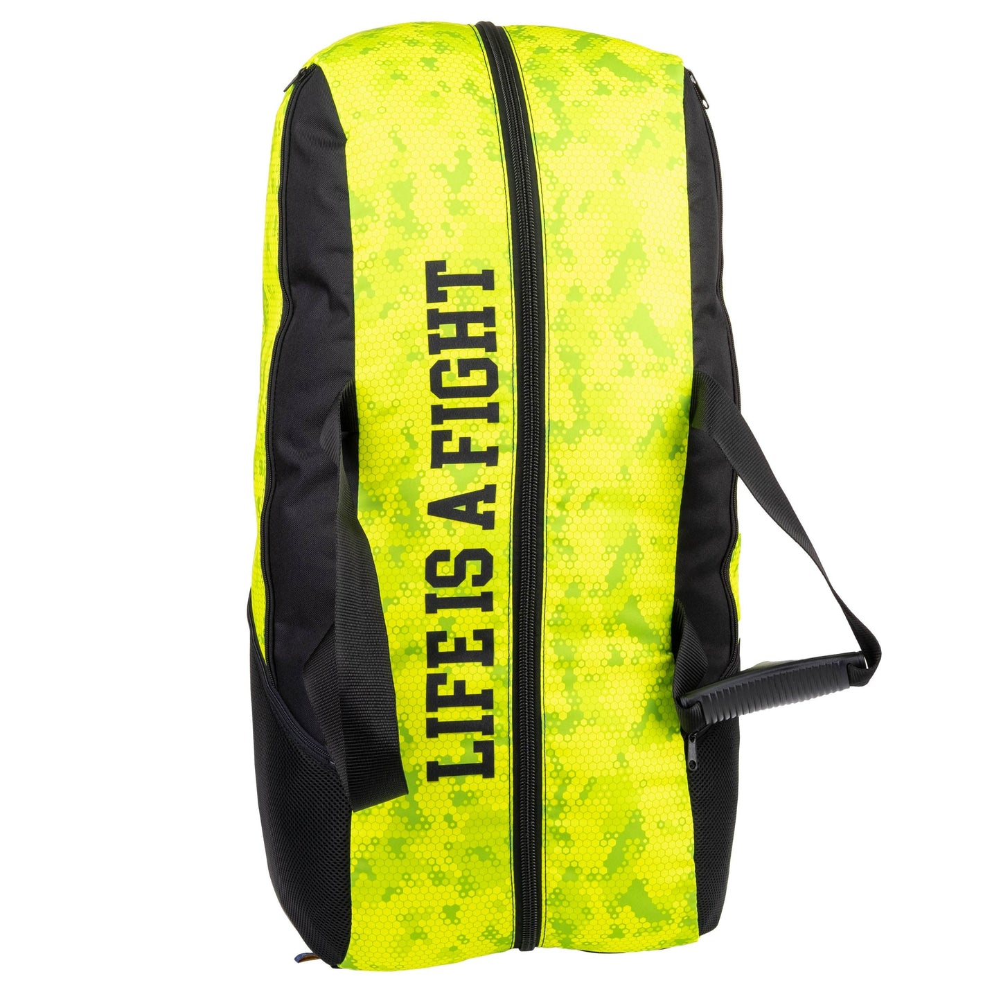 Sac à dos de sport Fighter - nid d'abeille jaune fluo